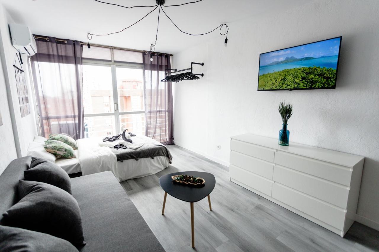 Modern Studio With See And City View Benidorm Exteriér fotografie